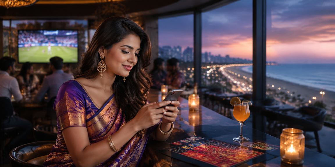 User placing cricket bets on a smartphone betting app